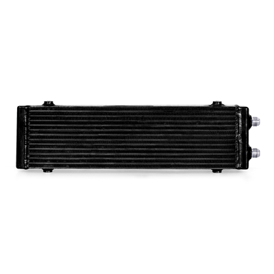 Mishimoto Universal Large Bar and Plate Dual Pass Black Oil Cooler - DTX Performance, engine performance parts, high performance auto parts