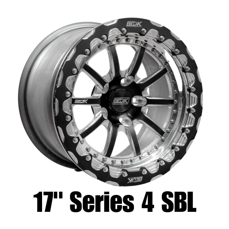 Belak 17x4.5 / 2.25 BS / 5x112 BP / Series 4 Wheel - Monoblock (Req Spacer/Extended Studs) - DTX Performance