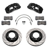 Wilwood 24-25 Toyota Tacoma Front Aero6-DM Big Brake Kit 13.38 In SRP Drilled Slotted Rotor/w Lines