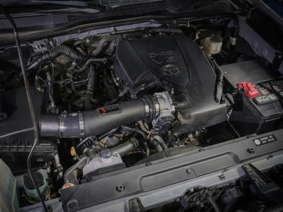 aFe POWER 10-23 Toyota 4Runner V6 4.0L / 10-14 Toyota FJ Cruiser V6 4.0L 76mm Billet Throttle Body installed
