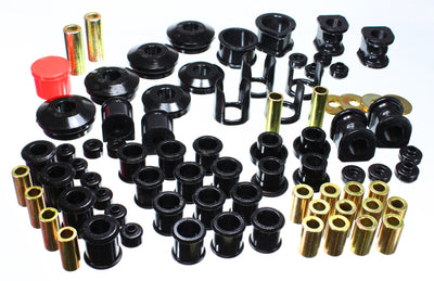 Energy Suspension 89-94 Nissan 240SX (S13) Black Hyper-Flex Master Bushing Set for racing suspension upgrades