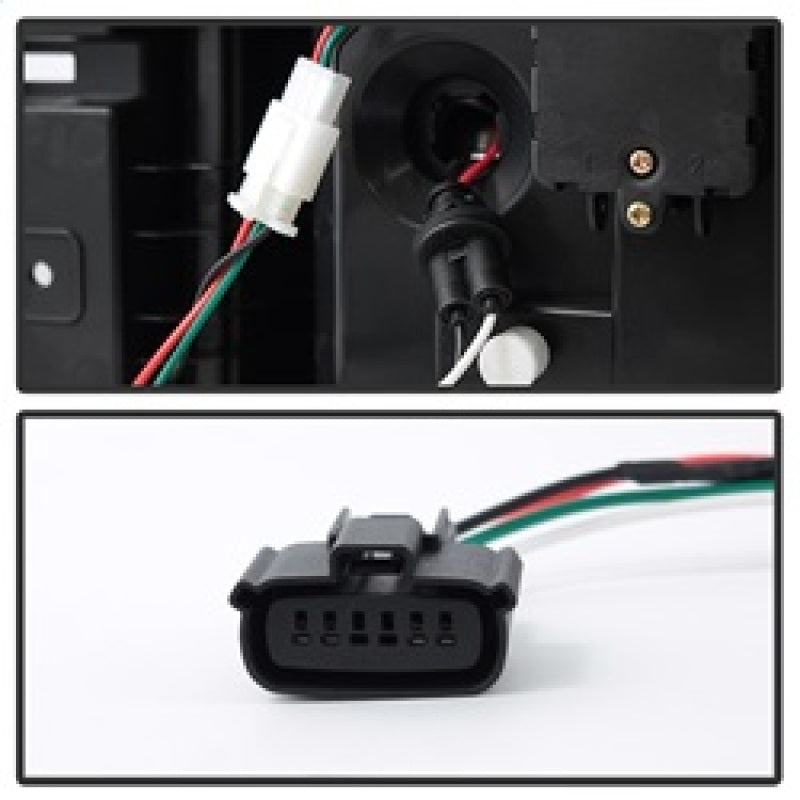 Spyder Chevy Tahoe / Suburban 15-17 LED Tail Lights - Black Smoke (ALT-YD-CTA15-LED-BSM) connectors