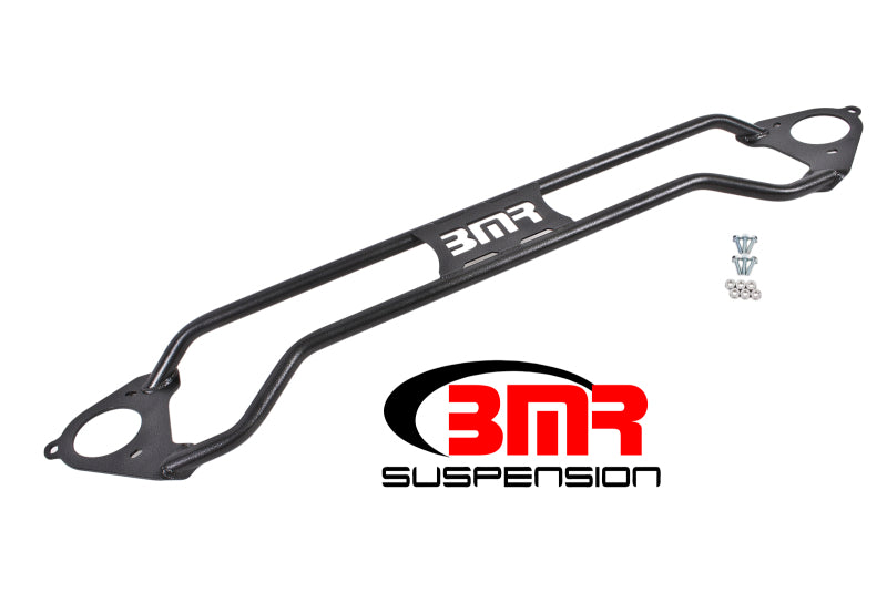 BMR 16-17 6th Gen Camaro Front Twin Tube Design Strut Tower Brace - Black Hammertone - DTX Performance