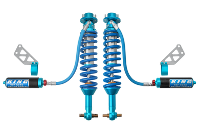 King Shocks 2021 Ford Bronco Front 2.5 Dia Remote Reservoir Shock w/Adjuster (Pair) for high performance car tuning