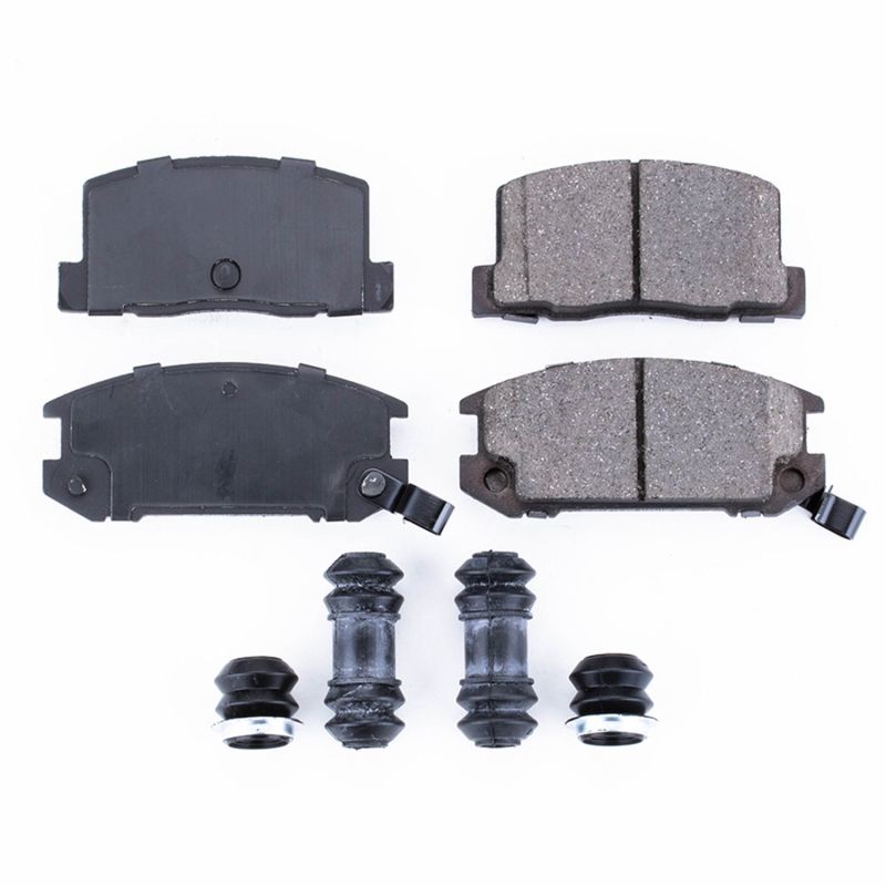 Power Stop 91-95 Toyota MR2 Rear Z17 Evolution Ceramic Brake Pads w/Hardware - DTX Performance