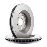 Alcon 2007+ Jeep JK 350x32mm Rotors 4-Piston Red Calipers Front Brake Upgrade Kit