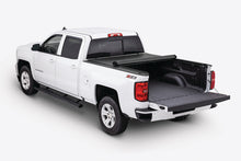 Load image into Gallery viewer, Tonno Pro 17-19 Ford F-250/F-350 Super Duty 6.8ft Bed Lo-Roll Tonneau Cover on white truck for performance upgrades by DTX Performance