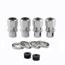 Load image into Gallery viewer, McGard Hex Lug Nut (Drag Racing Short Shank) M12X1.5 / 13/16 Hex / 1.6in. Length (4-Pack) - Chrome for performance upgrades