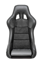 Load image into Gallery viewer, Sparco Seat QRT Performance Leather/Alcantara Black with Side Mount 600QRT - DTX Performance high quality car part