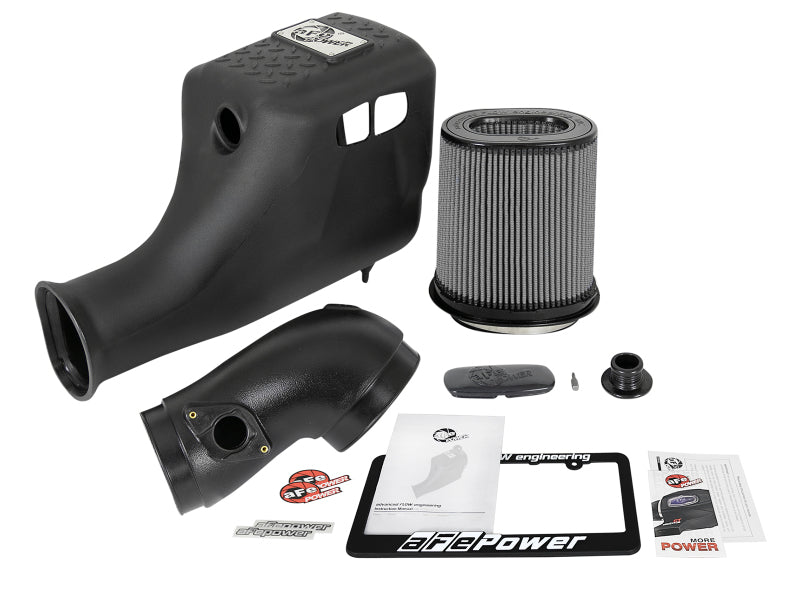 aFe MagnumForce Stage 2 Si Cold Intake System for Ford Diesel, enhancing engine performance and personalization with durable materials.