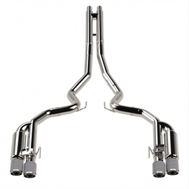 Kooks 18-24 Ford Mustang GT 5.0 3in Valved Shotgun Cat-Back Exhaust, Carbon Tips, high performance car parts by DTX Performance