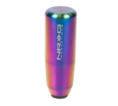 NRG Universal Short Shifter Knob - 3.5in. Length / Heavy Weight .85Lbs. - Multi Color/Neochrome for performance car parts