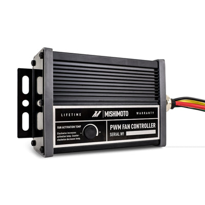 Mishimoto Pulse Width Modulation Fan Controller - Black for high performance car parts at DTX Performance. Ideal for engine and cooling upgrades.