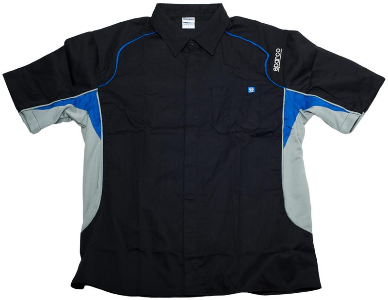 Sparco T-Shirt Circuit Tri Gray Large for High Performance Car Parts at DTX Performance - Racing Suspension and Upgrades Available