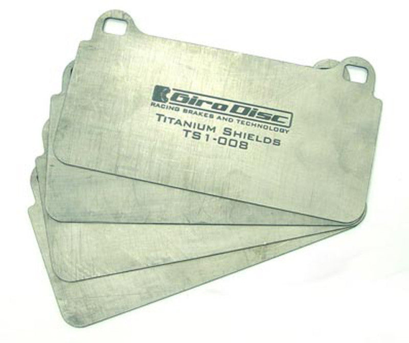 GiroDisc StopTech ST40 Caliper Titanium Pad Shields - DTX Performance