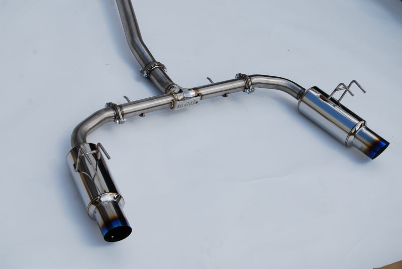 Invidia 2022+ Honda Civic Si 70mm N1 Cat Back Exhaust - Burnt TI Tips, performance car parts at DTX Performance, high performance
