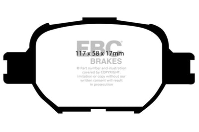 EBC 04-10 Scion TC 2.4 Greenstuff Brake Pads - High Performance Car Parts, Veteran Owned Shop