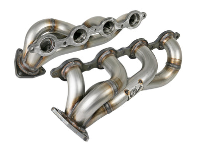 aFe Twisted Steel 1-3/4in 304SS Shorty Headers 2019 GM Silverado / Sierra 1500 V8-5.3L/6.2L for engine performance