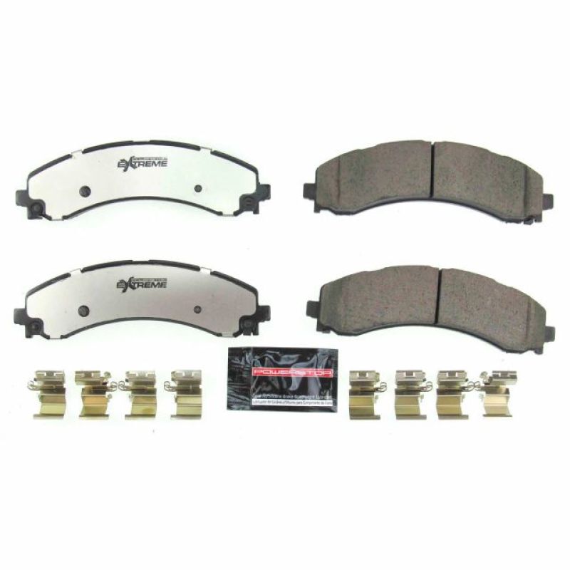 Power Stop 2019 Ram 3500 Rear Z36 Truck & Tow Brake Pads w/Hardware for high performance brakes and performance car parts by DTX Performance.