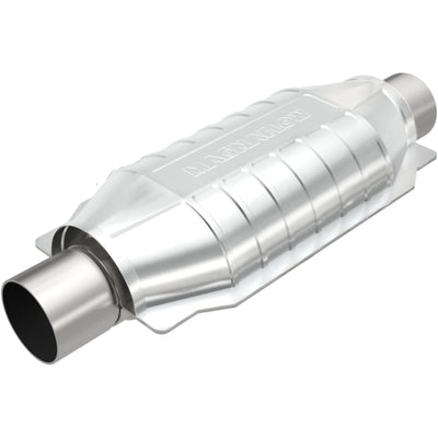 MagnaFlow Conv Univ 3 catalytic converter, ideal for performance car parts and upgrades from DTX Performance, veteran-owned performance shop.