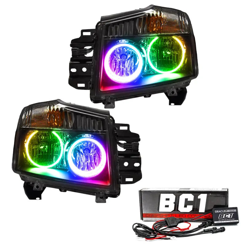 Oracle 08-15 Nissan Titan SMD HL - ColorSHIFT w/ BC1 Controller - DTX Performance