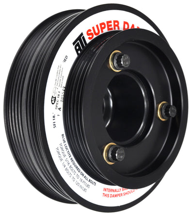ATI Damper - 5.67in - Alum - (3) 4 Grv - Honda B - OEM Style - Bolt On Ps - 1Pc, performance car parts by DTX Performance