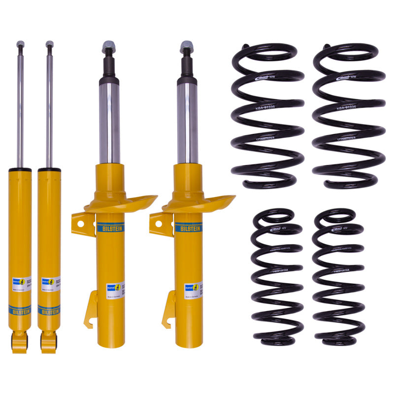 Bilstein B12 15-16 Audi A3 Quattro Premium Plus/Prestige L4 2.0L Front and Rear Suspension Kit - DTX Performance