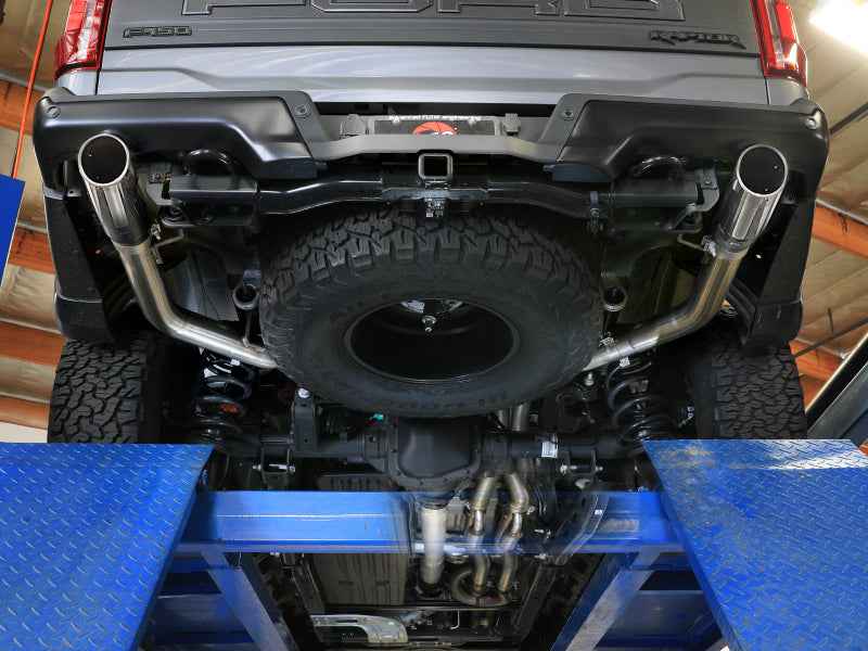 aFe Vulcan Series Cat-Back Exhaust System Ford F-150 Raptor 21-24 V6-3.5L (tt)