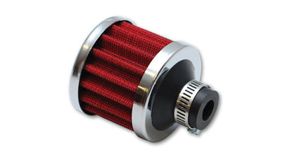 Vibrant Crankcase Breather Filter w/ Chrome Cap 1.25in 32mm Inlet ID for high performance car parts, DTX Performance shop