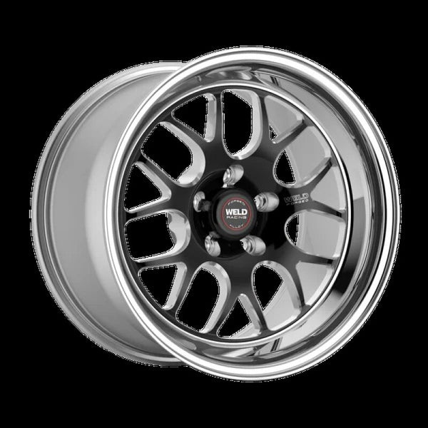 Weld S77 18X10.5 / 5x4.5 BP / 7.7in. BS Black Wheel (Medium Pad) - Non-Beadlock