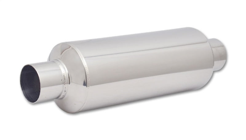 Vibrant SS Resonator (Standard Design) 2.5in inlet/outlet x 18in long w/ 5in OD resonator body, engine performance car parts