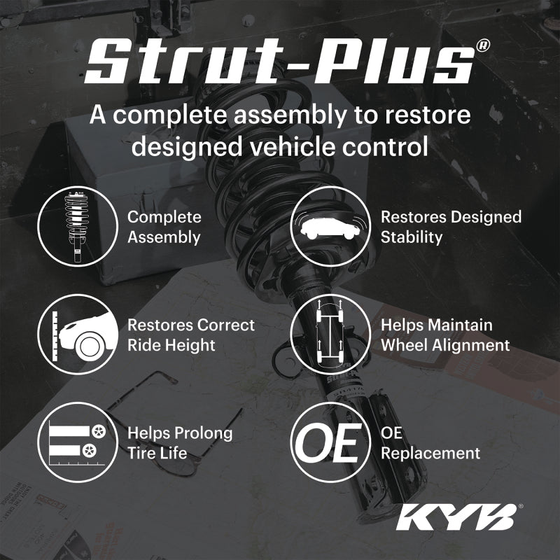 KYB Shocks & Struts Strut-Plus Front Left for Toyota Camry SE, performance car parts, high performance auto parts, DTX Performance