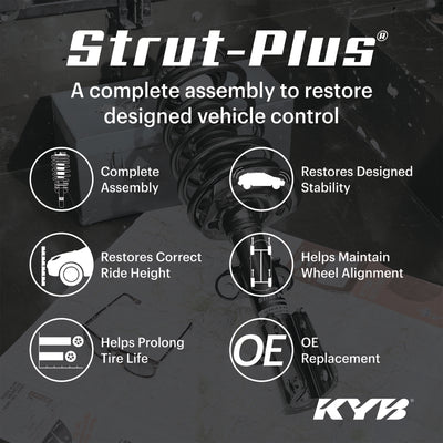 KYB Shocks & Struts Strut-Plus Front Left for Toyota Camry SE, performance car parts, high performance auto parts, DTX Performance