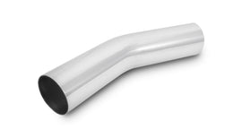 Vibrant 2.5in O.D. Universal Aluminum Tubing (30 degree Bend) - Polished, ideal for performance car parts, veteran owned performance shop