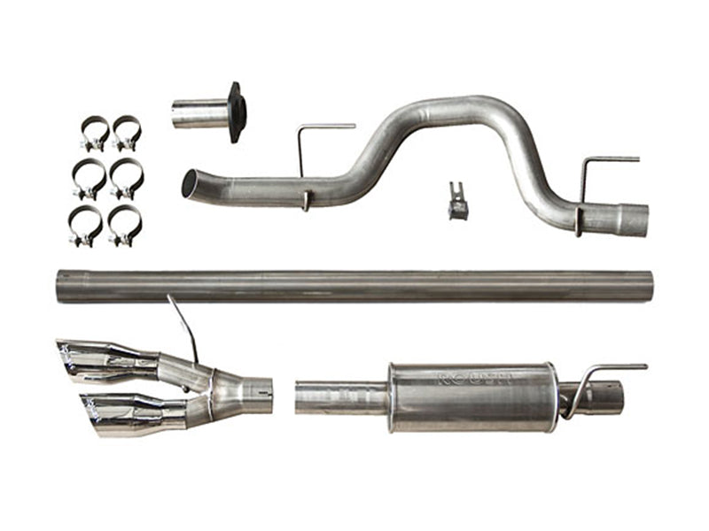 Roush 2011-2014 Ford F-150 Side Exit Performance Exhaust System on white background