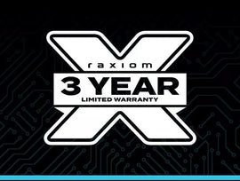 Raxiom 3 Year Limited Warranty Logo