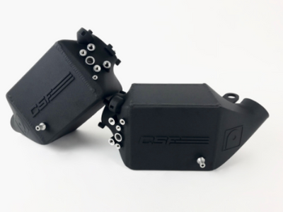 CSF 12-16 BMW M5 / 12-18 M6 Twin Charge-Air-Cooler Set - Crinkle Black, performance car parts, high performance auto parts