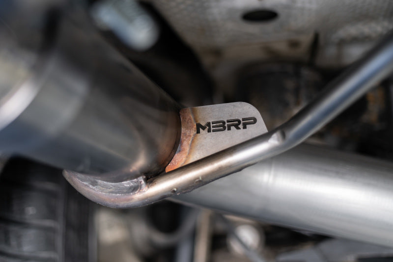 MBRP 14+ Porsche Macan S/GTS/Turbo T304 Pro Series Performance Exhaust installation view performance car parts