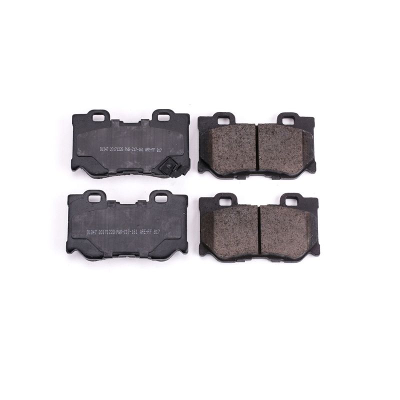 Power Stop 09-13 Infiniti FX50 Rear Z16 Evolution Ceramic Brake Pads - DTX Performance