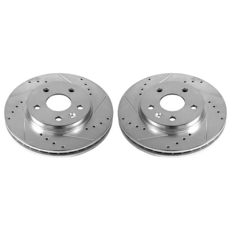 Power Stop 11-16 Buick LaCrosse Front Evolution Drilled & Slotted Rotors - Pair - DTX Performance