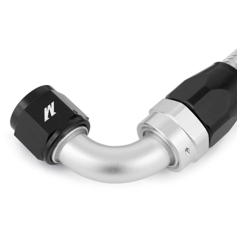 Mishimoto 3 Ft Stainless Steel Braided Hose w/ -10AN Fittings for high performance car tuning, DTX Performance veteran owned shop
