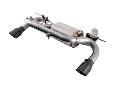 AWE Tuning BMW F3X 340i Touring Edition Axle-Back Exhaust - Diamond Black Tips (102mm) for performance upgrades