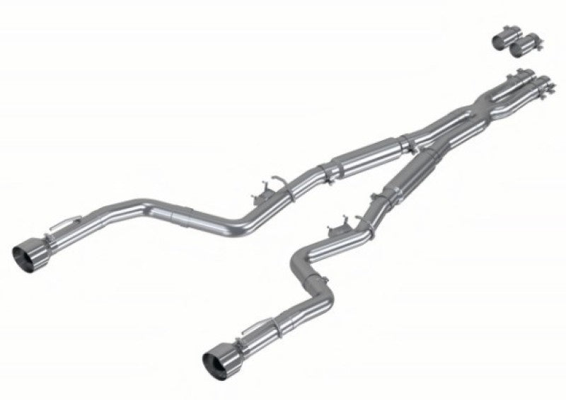MBRP 17-21 Charger 5.7L 3in Dual Rear Exit Aluminized Catback Exhaust for high performance car parts and upgrades.