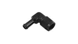 Vibrant -8AN to 3/8in Hose Barb 90 Degree Adapter - Anodized Black for performance car parts at DTX Performance