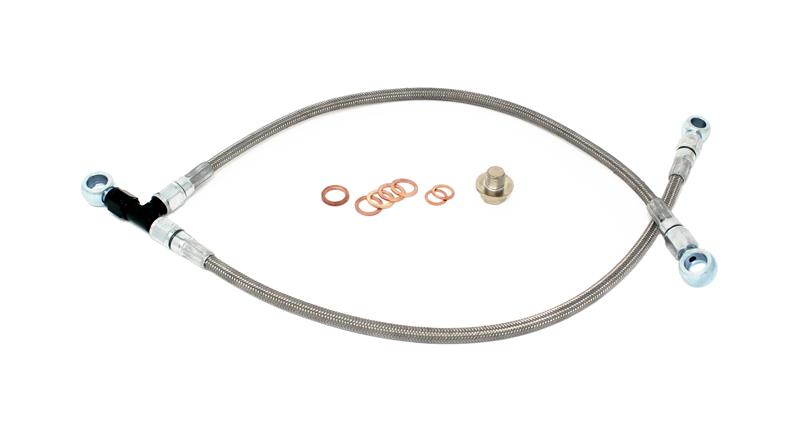 Torque Solution Turbo Oil Feed Line Kit - Subaru EJ Stock Location for performance upgrades by veteran owned DTX Performance