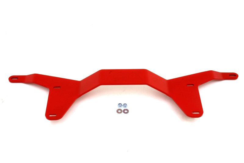 BMR 05-14 S197 Mustang Rear Driveshaft Tunnel Brace - Red - DTX Performance