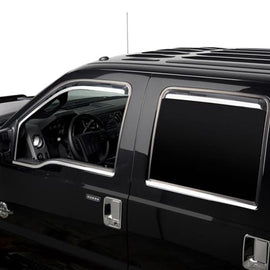Putco 17-20 Ford SuperDuty - Regular Cab w/ Towing Mirrors (ABS Window Trim) Window Trim Accents, performance car parts, DTX Performance