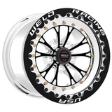 Weld Vitesse 17x10 / 5x4.5mm BP / 8in. BS Low Pad Black Wheel - Black SBL