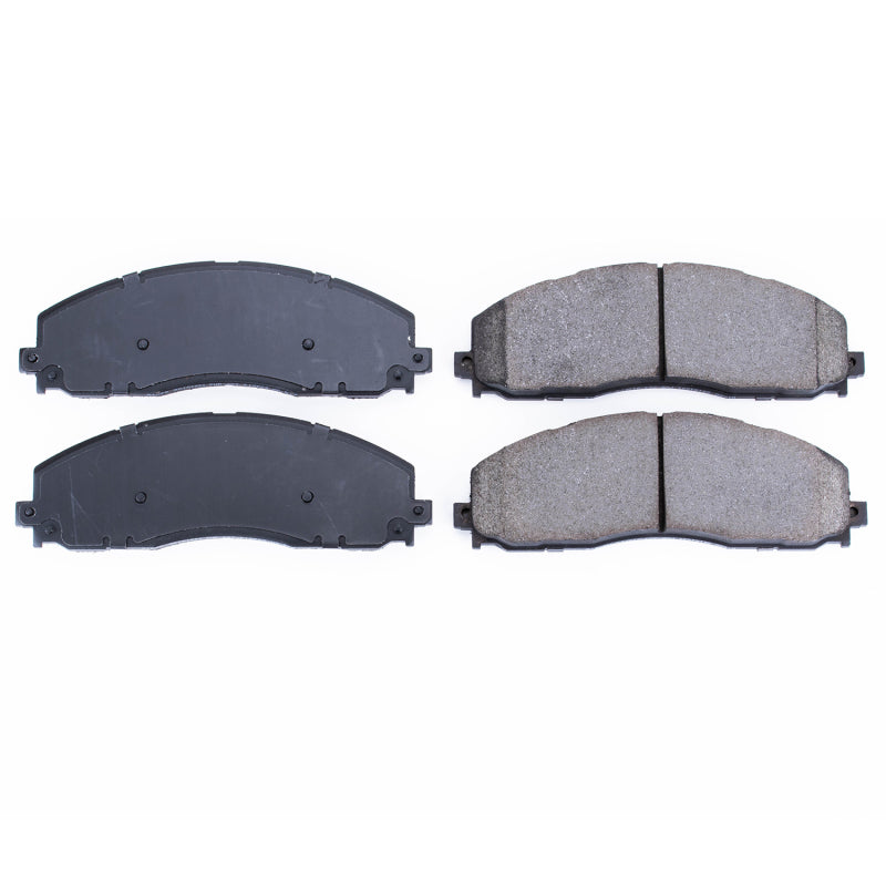 Power Stop 12-19 Ford F-250 Super Duty Front Z16 Evolution Ceramic Brake Pads - DTX Performance