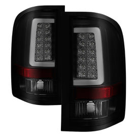 Spyder 07-13 Silverado Tail Lights Blk Smk